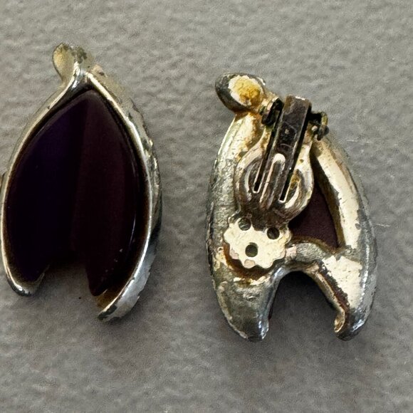 Lot of antique and vintage beautiful black onyx jewelery - Picture 4 of 16